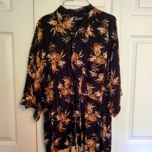 Puritan Hawaiian Men’s Shirt 3XL Short Sleeve Multicolor W/Pocket.